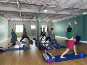 prenatal yoga class at Full Circle Yoga KC